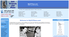 Desktop Screenshot of mydiyplans.com